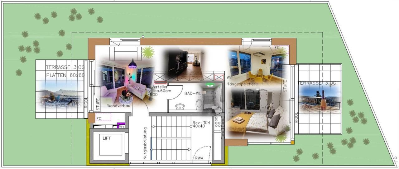 Penthouse Flat Carolina In Salzburg Stadt 外观 照片